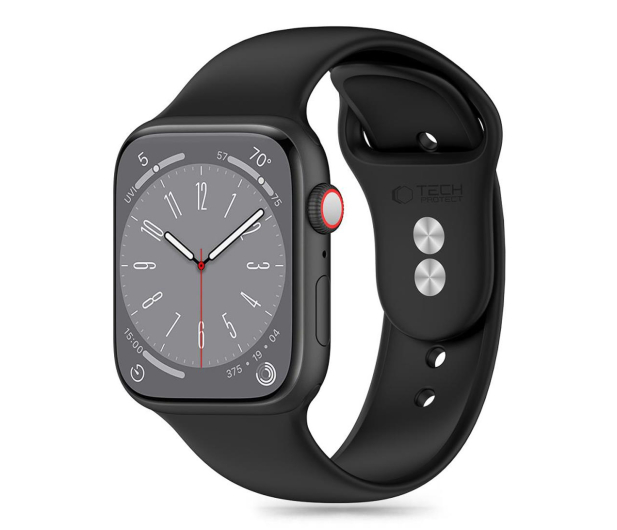 Tech-Protect Silicone do Apple Watch 44/45/46/49 mm Black - 1285546 - zdjęcie